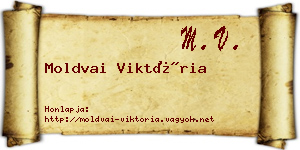 Moldvai Viktória névjegykártya